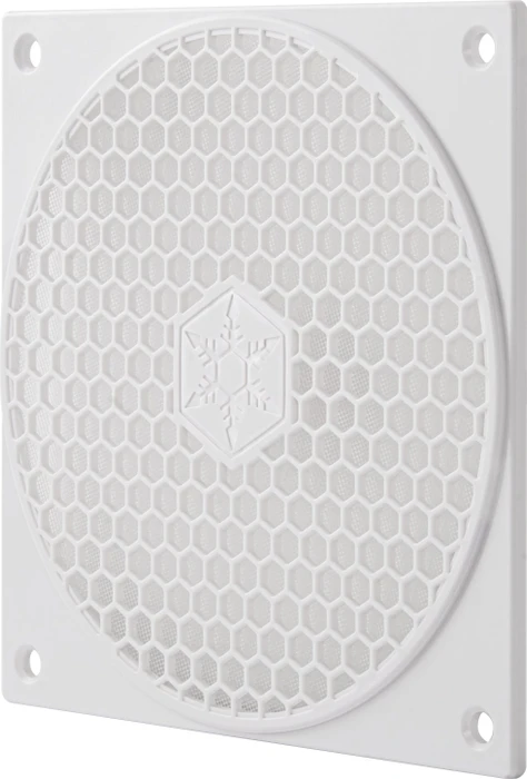 SilverStone FF121W, Lüftergitter mit Staubfilter 120mm, weiß