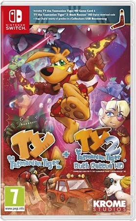 Ty the Tasmanian Tiger HD & Ty the Tasmanian Tiger 2: Bush Rescue HD (Switch)