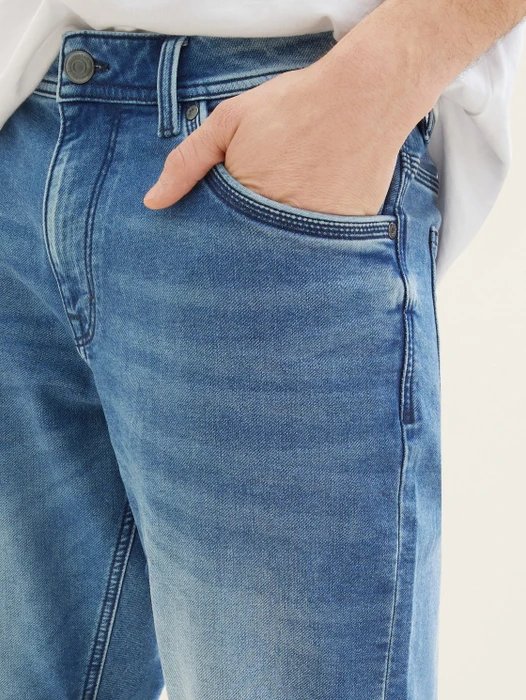 Tom Tailor Josh Jeansshorts Jeans mid stone wash denim (Herren)