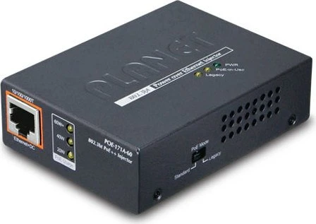 Planet Desktop Gigabit PoE-Injektor, 2x RJ-45, 60W UPoE