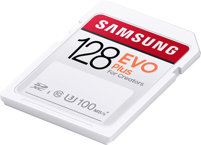 Samsung EVO Plus for Creators R100 128GB, UHS-I U3, Class 10