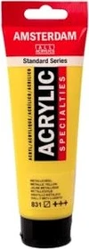 Royal Talens Amsterdam Standard Series Acrylfarbe, gelb metallic, 120ml