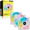 Corsair SP Series iCUE SP120 RGB Elite Triple Fan Kit, weiß, LED-Steuerung, 120mm, 3er-Pack Vorschaubild
