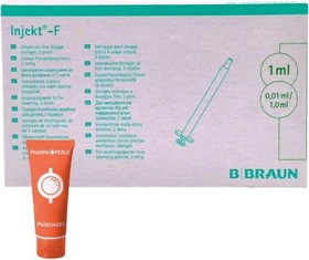B.Braun Injekt-F 2-teilige 1ml Feindosierungsspritzen ohne Kanüle,   100 Stück