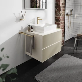 Hansgrohe Xevolos E Waschtischunterschrank 78x55cm, 2 Schubkästen
