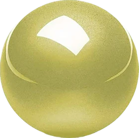 Perixx PERIPRO-303GYL 34mm für Perimice und Logitech M570, Ersatz-Trackball, gelb