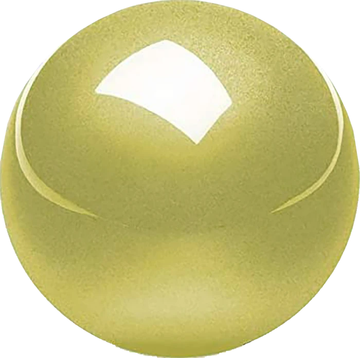 Perixx PERIPRO-303GYL 34mm für Perimice und Logitech M570, Ersatz-Trackball, gelb