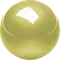 Perixx PERIPRO-303GYL 34mm für Perimice und Logitech M570, Ersatz-Trackball, gelb Vorschaubild