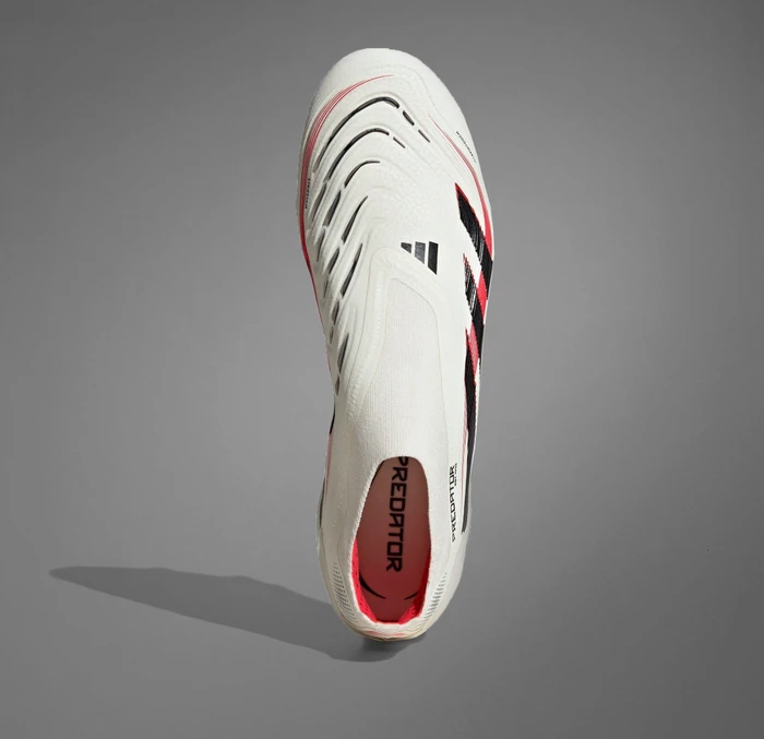 adidas Predator Elite Laceless FG off white/core black/pure ruby