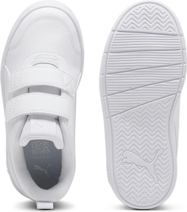 Puma Courtflex V3 puma white/silver mist (Junior)