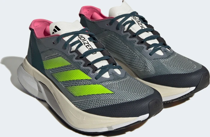 adidas Adizero Boston 12 arctic night/lucid lemon/carbon (Damen)