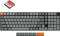 Keychron K17 Max, grau, LEDs RGB, Gateron LOW PROFILE 2.0 RED, USB/Bluetooth, US Vorschaubild