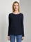Tom Tailor Rundhalsausschnitt Strickpullover sky captain blue (Damen) Vorschaubild