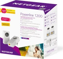 Netgear Powerline 1200 PLP1200 Kit, HomePlug AV2, RJ-45, 2er-Pack