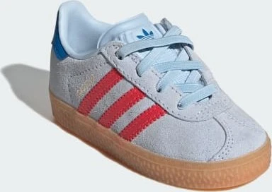 adidas Gazelle Comfort Closure Elastic Laces crystal sky/semi lucid red/blue bird (Junior)