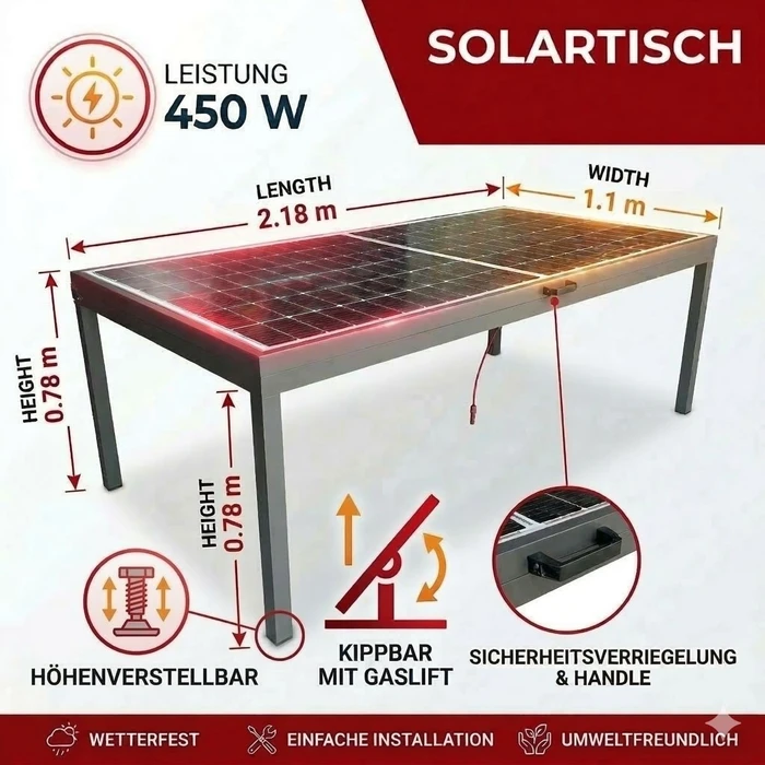 Jet-Line Solartisch