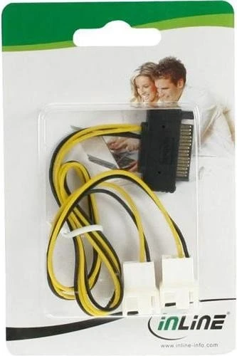 InLine SATA auf 4-Pin Adapter, 50cm