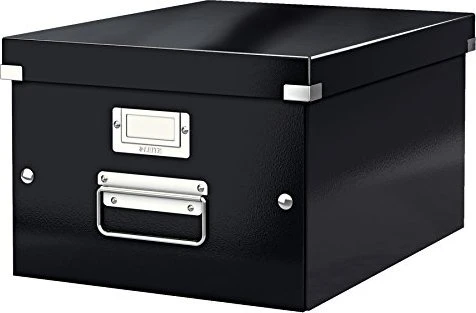 Leitz Click & Store WOW Aufbewahrungsbox mittel, A4, schwarz