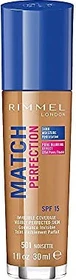Rimmel Match Perfection Foundation 501 noisette LSF20, 30ml