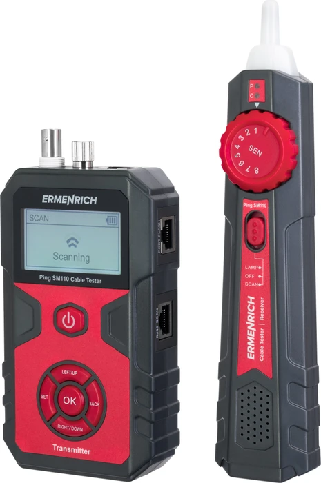 Ermenrich by Levenhuk Ping SM110 Network Cable Tester Kit, Kabel- und Netzwerktester Kit