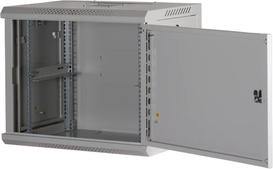 Rockstable 19" Wandschrank 9HE, Stahltür, IP2X, weiß, 440mm tief