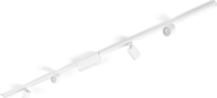 Philips Hue White and Color Ambiance Basis Perifo Schienensystem für die Decke gerade mit 4 Spots weiß