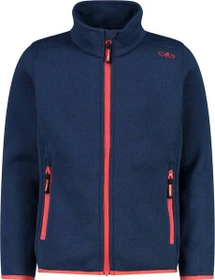 CMP Fleece Knit-Tech Meliert Jacke blue ink (Junior)