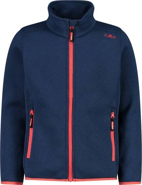 CMP Fleece Knit-Tech Meliert Jacke blue ink (Junior)