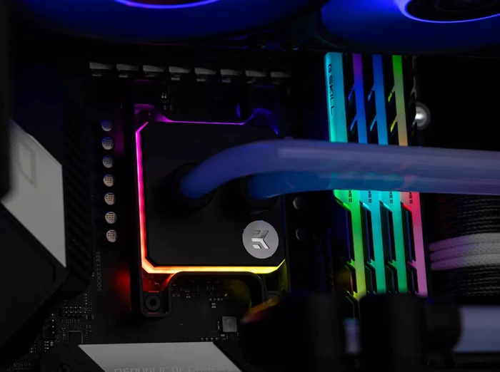 EK Water Blocks Quantum Line EK-Quantum Magnitude D-RGB, AM4, Nickel Acetal