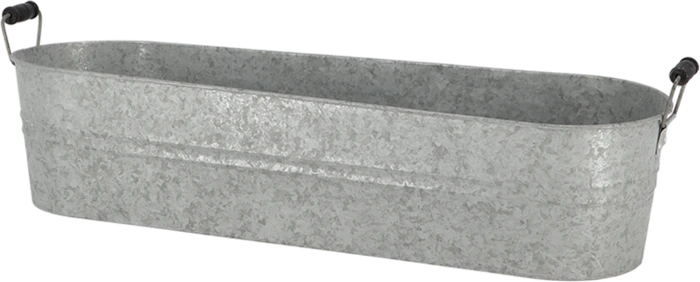 Esschert Altzink Zuber Blumentopf oval 54.8x16.4cm