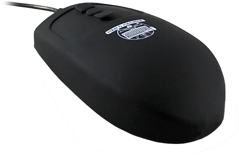 Man & Machine Mighty Mouse 5 medizinische Silikonmaus, schwarz, USB