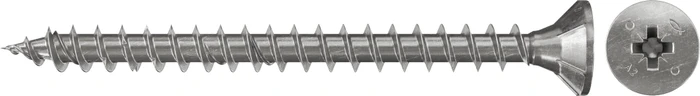 fischer PowerFast FPF-SZ A2F 300 PZ2 Spanplattenschraube, 4x25mm, 300 Stück