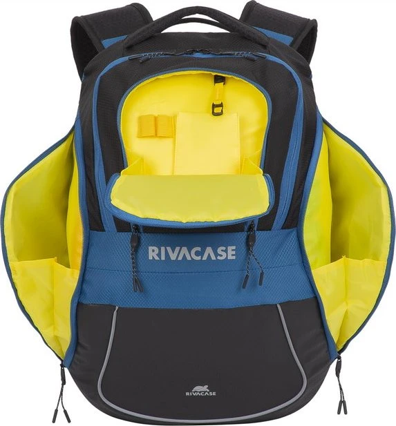 RivaCase 5225 Mercantour ECO 15.6" Laptop-Rucksack, schwarz/blau