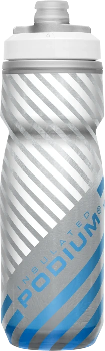 CamelBak Podium Chill Isolierflasche 620ml grey blue stripe