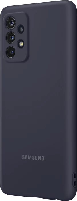 Samsung Silicone Cover für Galaxy A72 schwarz