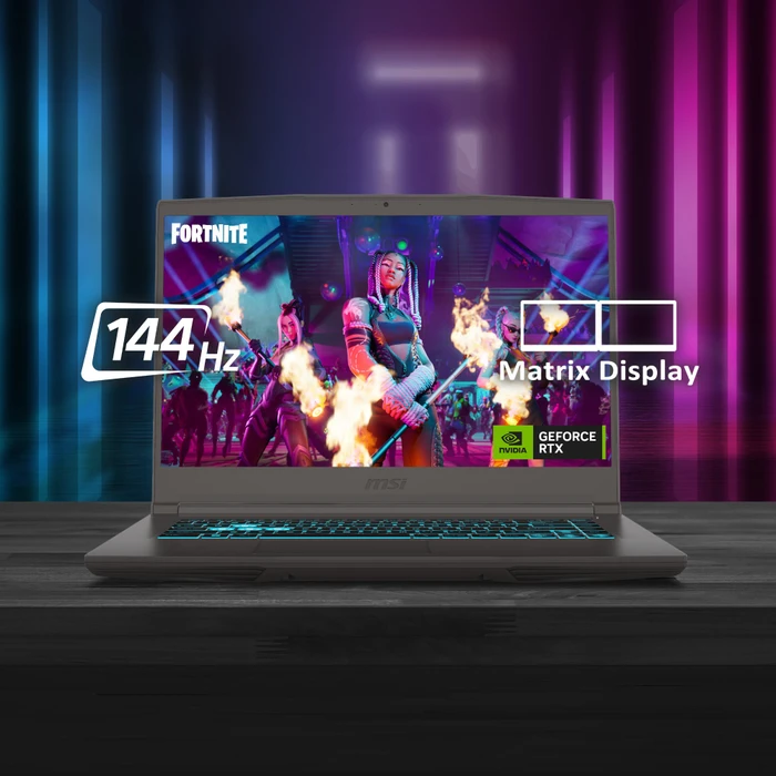 MSI Thin 15 B13UC-3073, Core i5-13420H, 16GB RAM, 512GB SSD, GeForce RTX 3050, DE