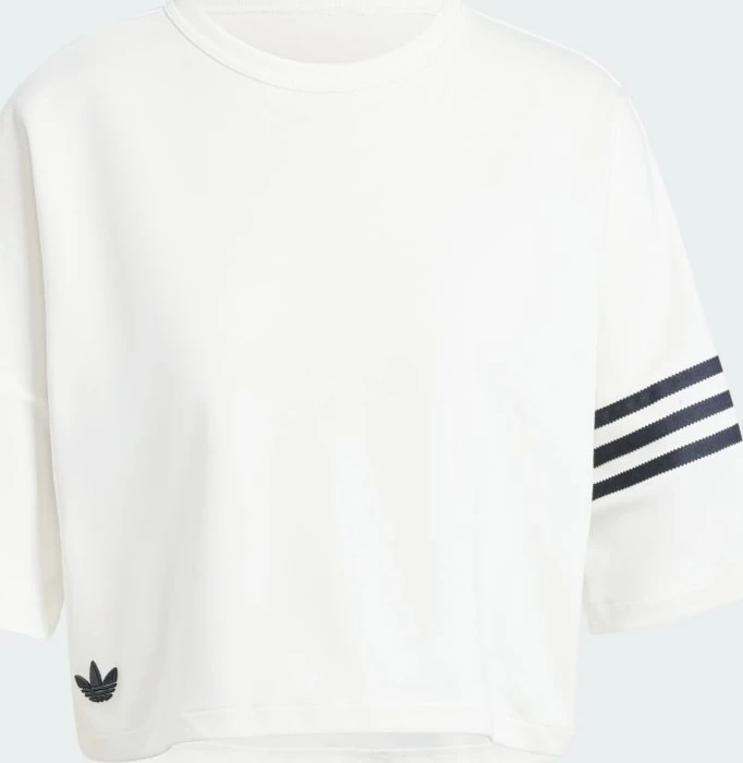 adidas Neuclassics T-Shirt kurzarm cloud white/black (Damen)