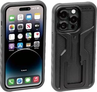 obal na mobil TOPEAK RIDECASE pro iPhone 14 Pro černo/šedý