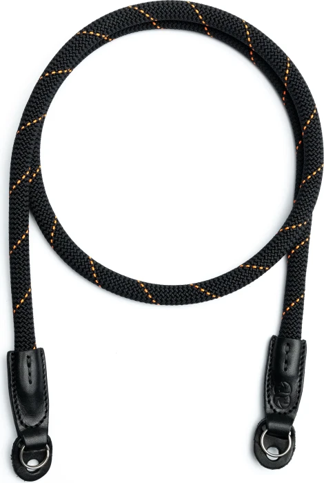 Cooph Rope Camera Strap Steel Ring 115cm Orange Obsidian