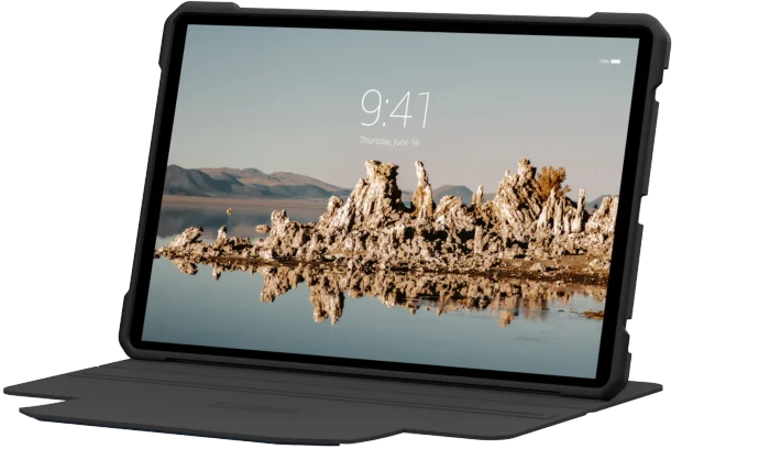 UAG Metropolis SE Series Schutzhülle für Samsung Galaxy Tab S9+ / S9 FE+ / S10+, blau/schwarz