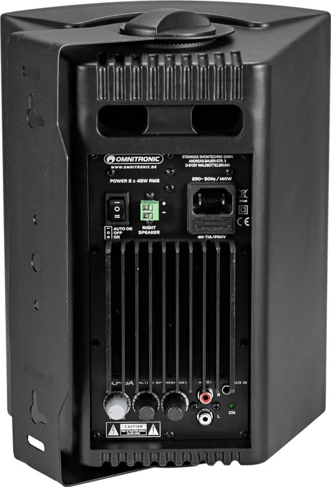 Omnitronic ALP-6A schwarz, Paar