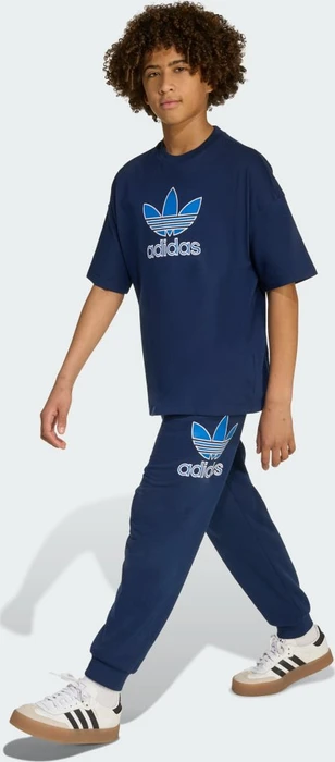 adidas Oversize Trefoil T-Shirt kurzarm night indigo/blue (Junior)