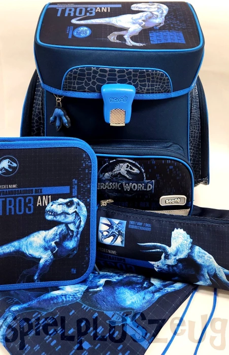 scooli Easy Fit Jurassic World Schultaschen-Set, 5-tlg.