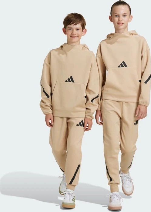 adidas Tapered-Leg Z.N.E. Trainingshose lang magic beige/black (Junior)