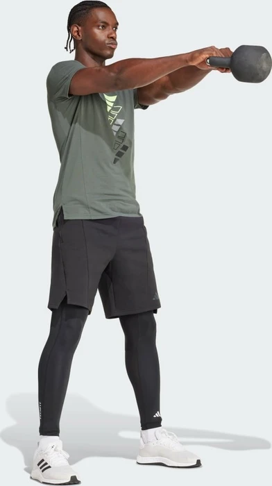 adidas TECHFIT Compression Training Hose lang black (Herren) (IN5590) – Bild 3 von 6