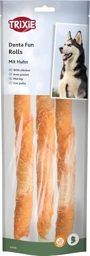Trixie Denta Fun Kaurollen mit Huhn, 250g