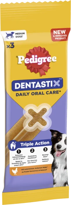Pedigree Dentastix, Daily Oral Care mittelgroße Hunde, 3 Stück