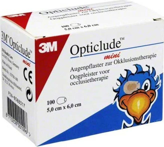 3M Opticlude hautfarben mini, 100 Stück