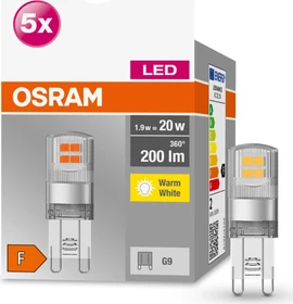 Osram Ledvance LED Base Pin 1.9W/827 G9, 5 Stück