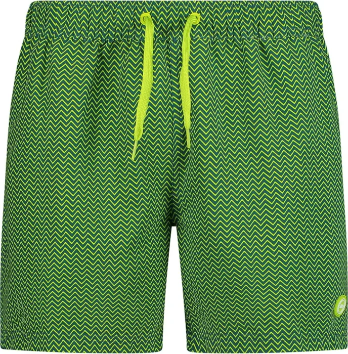 CMP Geometrisches Muster Badeshorts bottle/acido (Herren)